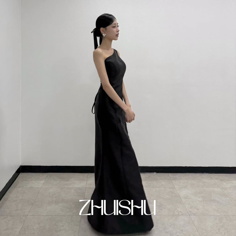 ZHUISHU One Shoulder Black Eve - Modern Korean Lifestyle review and price
