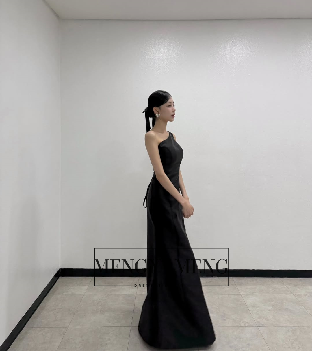 ZHUISHU One Shoulder Black Eve - Modern Korean Lifestyle review and price