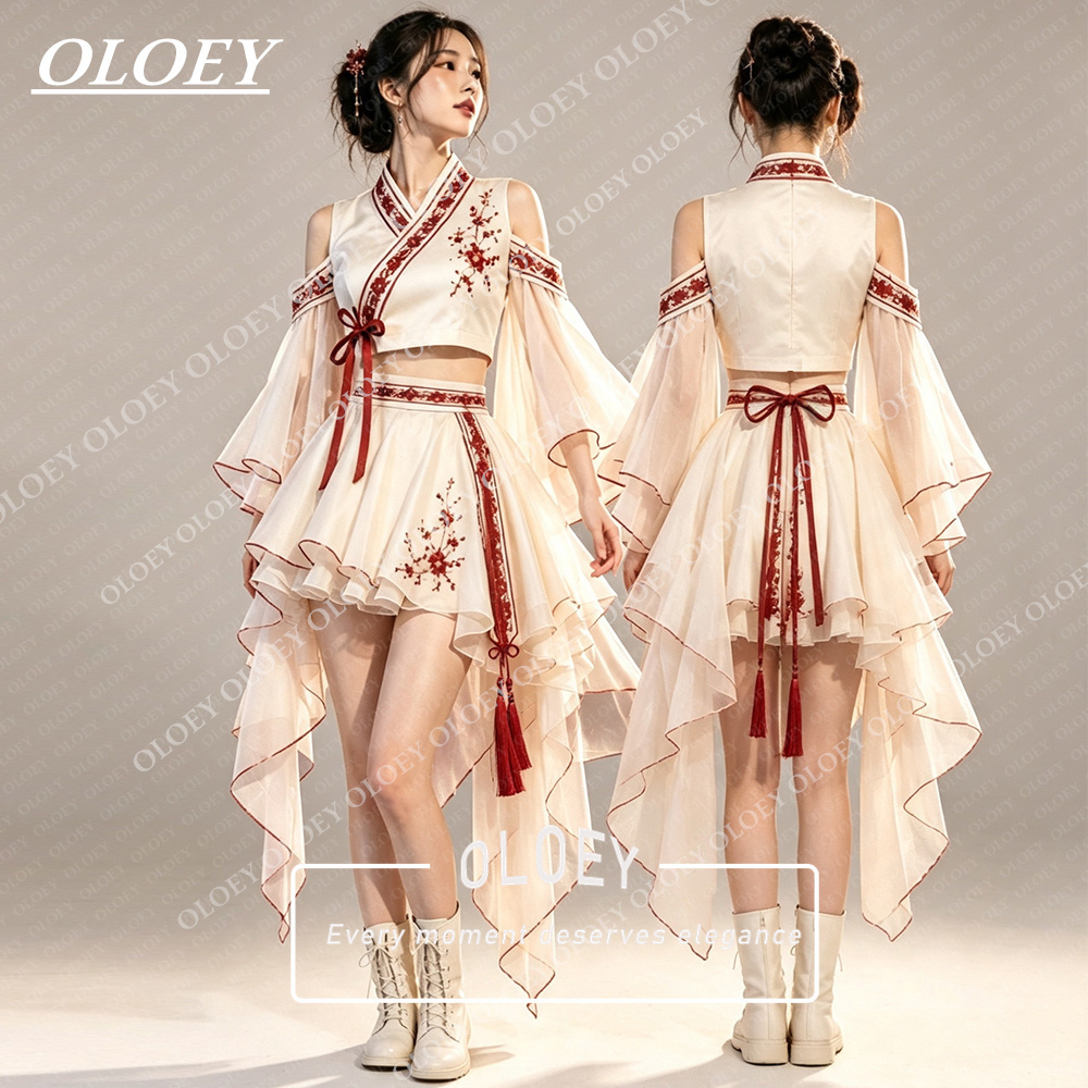 OLOEY Modern Red Embroidery Iv - Modern Korean Lifestyle review and price